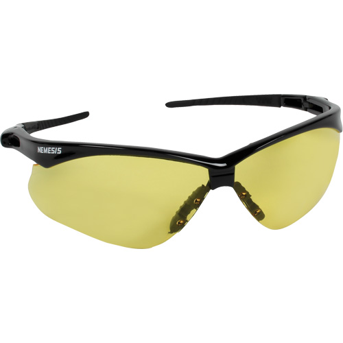 Ansell 25673 Lunettes de s&eacute;curit&eacute; Nemesis de Kleenguard, Lentille Ambr&eacute;e, ANSI Z87+/R&eacute;pond ou surpasse la norme CSA Z94.3