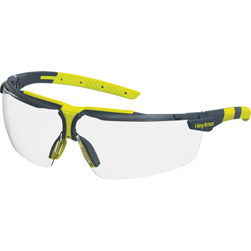 Hexarmor 11-19001-02 Lunettes de s&eacute;curit&eacute; VS300 TruShield, Lentille Transparent, Antibu&eacute;e/Anti-&eacute;gratignures, ANSI Z87+/R&eacute;pond ou surpasse la norme CSA Z94.3