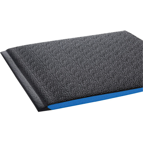 Mat Tech WBZ035KP Tapis ergonomiques Wear-Bond Comfort-King, Rugueux, 3' x 5' x 9/16", Noir, Mousse de vinyle