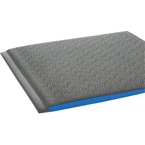 Mat Tech WBZ035GP Wear-Bond Comfort-King Ergonomic Mats, Pebbled, 3' x 5' x 9/16", Grey, Vinyl Foam