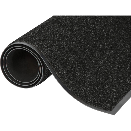 Mat Tech JPM3BKSM-2 Jasper Entrance Mats, Wiper/Scraper, 2' x 3' x 5/16", Black