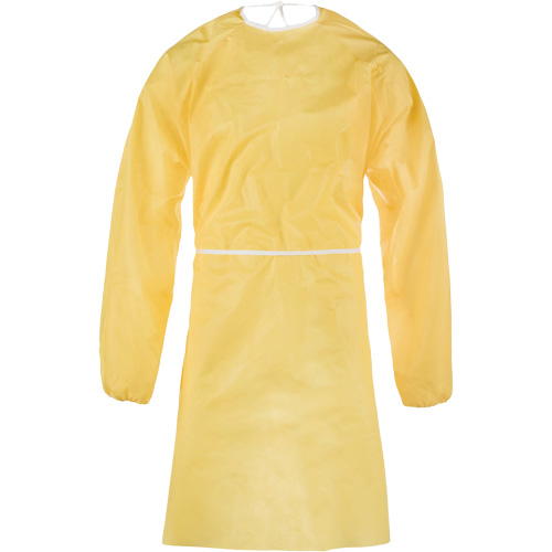 Lakeland C1S527Y ChemMax&reg; 1 Gown, One Size, Yellow, Polyethylene/Polypropylene