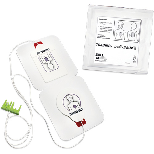 Zoll 8900-000861-01 &eacute;lectrodes de formation Pedi Padz II, Zoll AED Plus Pour, Non m&eacute;dical