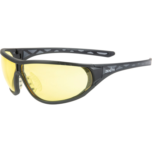 Produits de sécurité Zenith SGU273 Lunettes de s&eacute;curit&eacute; de s&eacute;rie Z3000, Lentille Ambr&eacute;e, Anti-&eacute;gratignures, ANSI Z87+/R&eacute;pond ou surpasse la norme CSA Z94.3