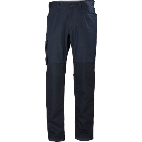 Helly Hansen 77466-590-38/30 Pantalons d'entretien Oxford, Poly-coton, Bleu marine, Taille 38, Entrejambe 30
