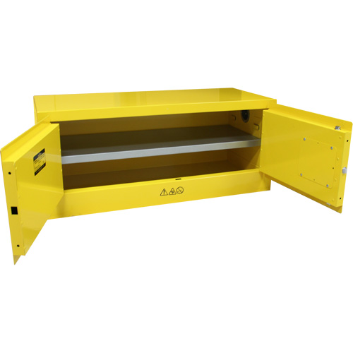 Zenith Safety Products SGU585 Flammable Storage Cabinet, 12 gal., 2 Door, 43" W x 18" H x 18" D