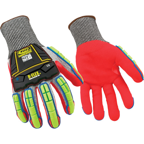 Ringers Gloves 065G-10 Gants r&eacute;sistants aux coupures 065, Taille Grand/10, Calibre 13, Rev&ecirc;tement Nitrile, Enveloppe en PEHP, ANSI/ISEA 105 niveau 4