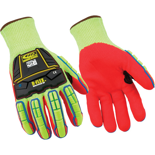 Ringers Gloves 085-10 Gants r&eacute;sistants aux coupures 085, Taille Grand/10, Calibre 13, Rev&ecirc;tement Nitrile, Enveloppe en PEHP, ASTM ANSI niveau A6
