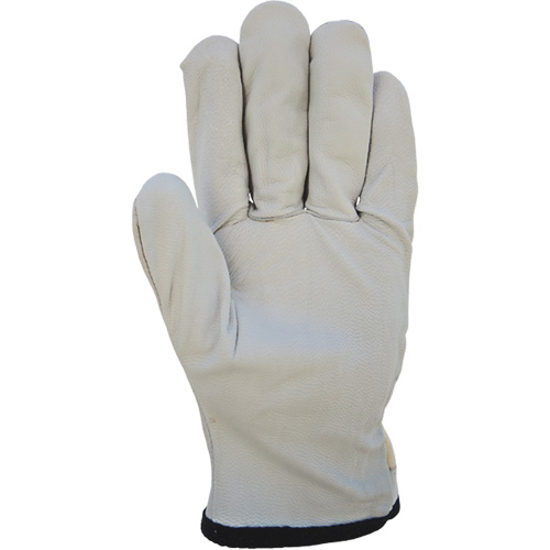Akka S417HYM/M Cotton-Backed Drivers Gloves, Medium, Grain Goatskin Palm