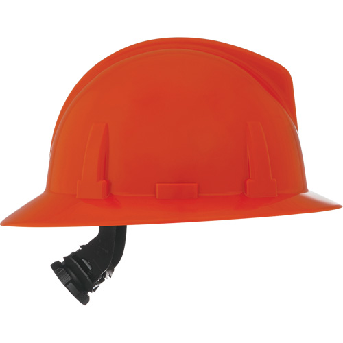 MSA 475390 Topgard&reg; Full Brim Hard Hat, CSA Type 1, Quick-Slide Suspension, Non-Vented