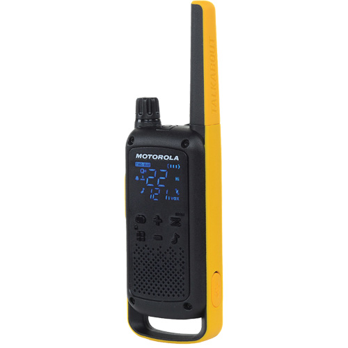 Motorola T470 Talkabout Two-Way Radio Kit, FRS Radio Band, 22 Channels, 56 km Range