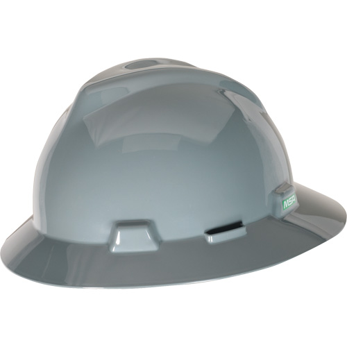 MSA 454731 Casque de s&eacute;curit&eacute; &agrave; fente et bordure compl&egrave;te V-Gard, Suspension &agrave; douille, Non ventil&eacute;