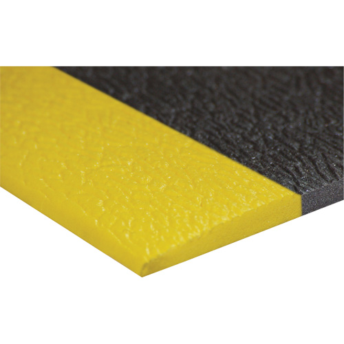 Edgewood Matting ASP970305 Tapis antifatigue Airsoft, Rugueux, 3' x 5' x 3/8", Noir/Jaune, &eacute;ponge en PVC