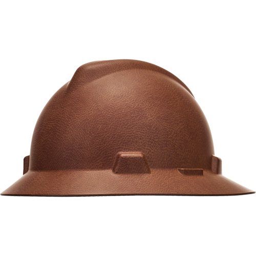 MSA 10204782 Casque de s&eacute;curit&eacute; &agrave; bordure compl&egrave;te Hydro Dip V-Gard, R&eacute;pond aux normes CSA type 1, Suspension Rochet, Non ventil&eacute;