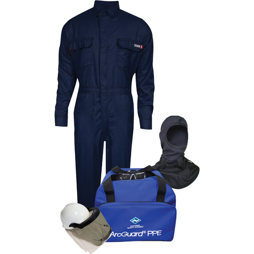 Enespro KIT2TC8NPVBNGLG Tecgen Large FR Coverall Kit, 8 cal/cm²