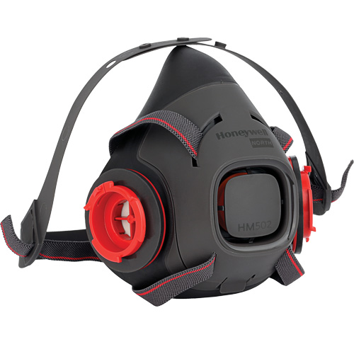 PIP Global Safety HM502TS Demi-masque de s&eacute;rie HM500 North avec m&eacute;canisme de bascule, &eacute;lastom&egrave;re, Petit