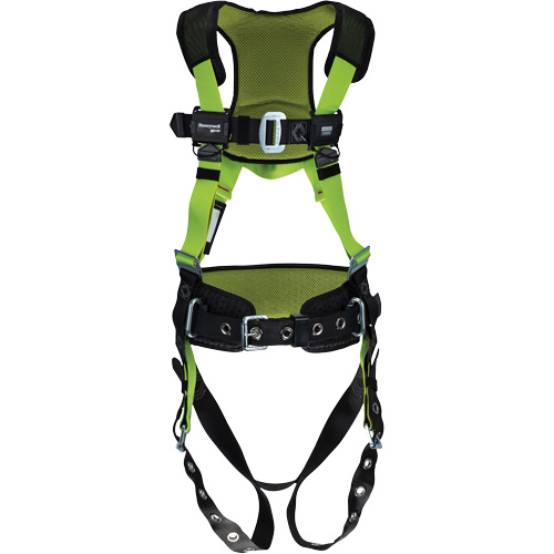 PIP Global Safety H5CC311002 Miller&reg; H500 Construction Comfort Full Body Harness, CSA Certified, Class A, 420 lbs. Cap.