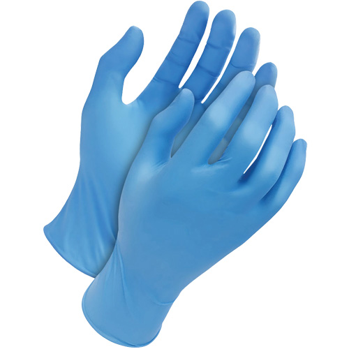 Bob Dale Gloves 99-1-6500-M Classic Disposable Gloves, Medium, Nitrile, 4-mil, Powder-Free, Blue