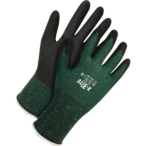 Bob Dale Gloves 99-1-9500-11 X-Site Cut Resistant Gloves, 11, 15 Gauge, Foam Nitrile Coated, ASTM ANSI Level A2