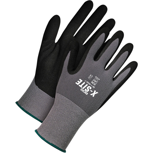 Bob Dale Gloves 99-1-9605-9 Gants enduits l&eacute;gers X-Site, 9, R&ecirc;vetement Nitrile, Calibre 15, Enveloppe en Nylon/Lycra