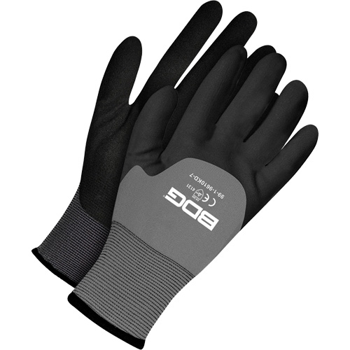Bob Dale Gloves 99-1-9610KD-11 Gants enduits X-Site, 11, R&ecirc;vetement Nitrile, Calibre 15, Enveloppe en Nylon/Spand