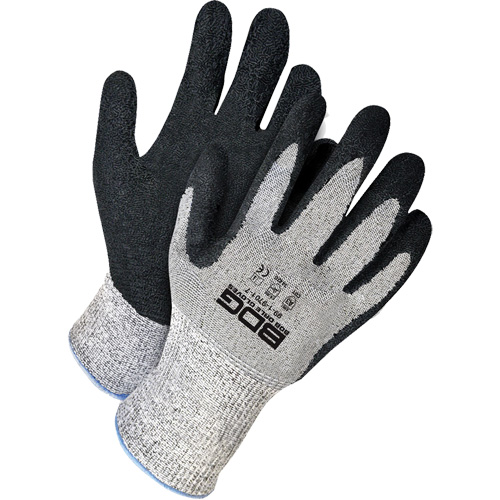 Bob Dale Gloves 99-1-9701-9 Cut-X Coated Gloves, Size 9, Rubber Latex Coated, HPPE Shell, ASTM ANSI Level A3