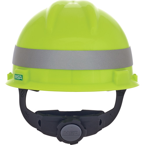 MSA 10102194 Casque de s&eacute;curit&eacute; &agrave; fentes V-Gard, R&eacute;pond aux normes CSA type 1, Suspension Rochet, Non ventil&eacute;