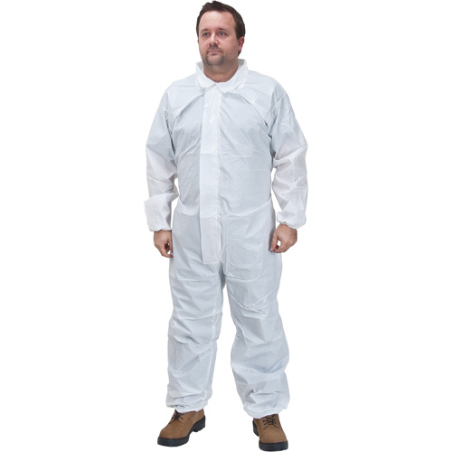 Zenith Safety Products SGW450 Premium Coveralls Small White Microporous