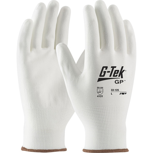 PIP Global Safety GP33125/S G-Tek&reg; GP Coated Gloves, Small, Polyurethane Coating, 13 Gauge, Nylon Shell