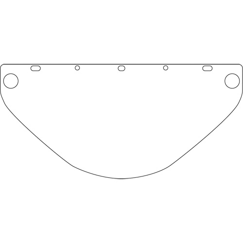 PIP Global Safety EP919P/40 Visi&egrave;re de s&eacute;curit&eacute; universelle Dynamic, Polycarbonate, Teinte Transparent