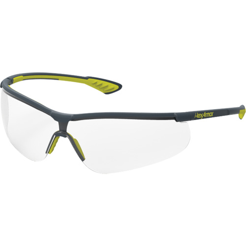 Hexarmor 11-15001-04 Lunettes de s&eacute;curit&eacute; TruShield, Lentille Transparent, Antibu&eacute;e/Anti-&eacute;gratignures, ANSI Z87+/R&eacute;pond ou surpasse la norme CSA Z94.3