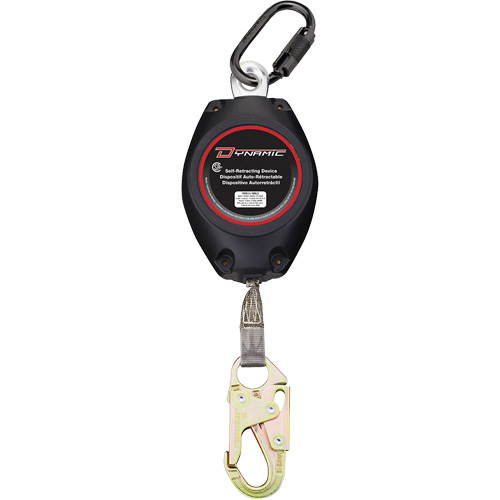 PIP Global Safety FP2206W Cordage de s&eacute;curit&eacute; autor&eacute;tractable Dynamic, 20', Dyneema, Pivotant