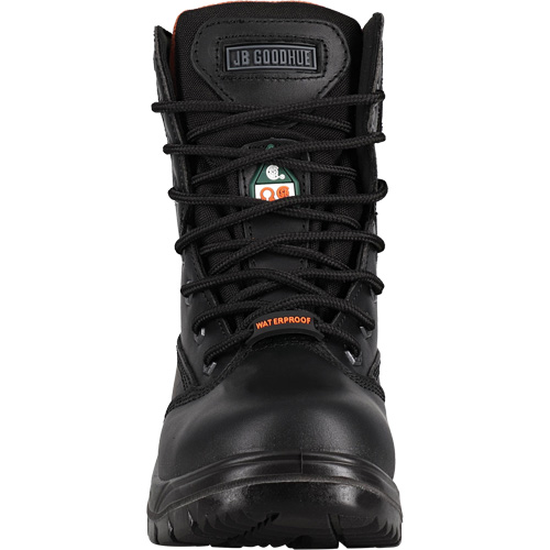 JB Goodhue 30707-7 Safety Boots, Leather, Steel Toe, Size 7, Impermeable