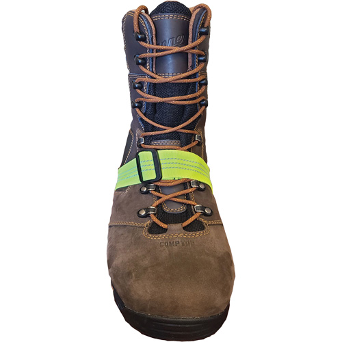 Impacto MIDCLEATFR Midcleat&reg; Traction Device with FR Strap, Brass, Stud Traction, One Size