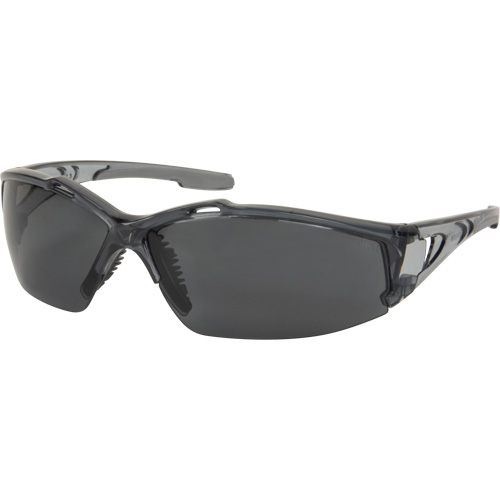 Zenith Safety Products SGW885 Z3400 Series Safety Glasses, Grey/Smoke Lens, Anti-Scratch/Polarized, ANSI Z87+/Meets/Exceeds CSA Z94.3