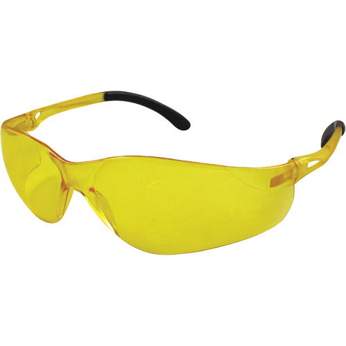 Dentec 12E90803 SenTec Safety Glasses, Amber Lens, Anti-Scratch, Meets/Exceeds CSA Z94.3