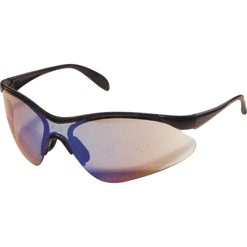 Dentec 12E93704 Miranda Safety Glasses, Blue Mirror Lens, Anti-Scratch, Meets/Exceeds CSA Z94.3