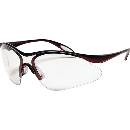 Dentec 12E93761 Miranda Safety Glasses, Clear Lens, Anti-Scratch, Meets/Exceeds CSA Z94.3