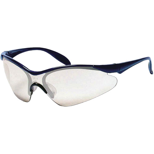 Dentec 12E93784 Lunettes de s&eacute;curit&eacute; Miranda, Lentille Miroir bleu, Anti-&eacute;gratignures, R&eacute;pond ou surpasse la norme CSA Z94.3