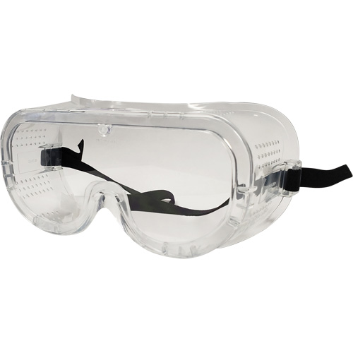 Dentec 12G221501 Safety-Flex Safety Goggles, Clear Lens, Anti-Fog, Direct Vent