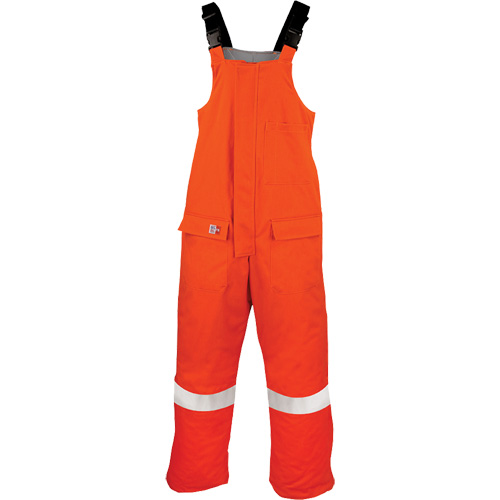 Big Bill M908NEX-T-ORA-XL Westex UltraSoft&reg; AllOut Quilt Lined Winter Bib Overall, X-Large (Tall), High Visibility Orange