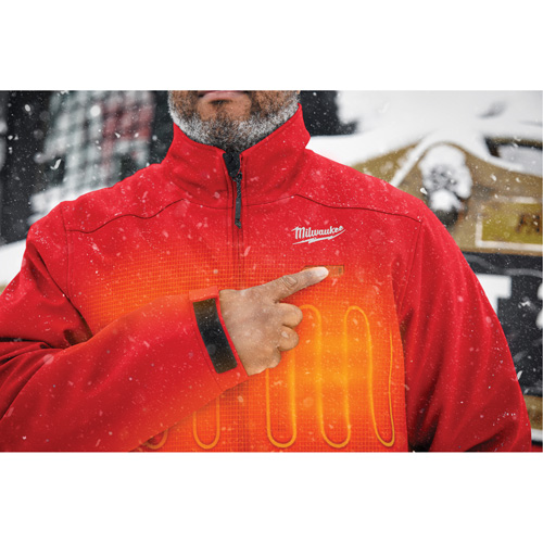 Milwaukee 204R-21S Ensemble de veste chauffante M12 ToughShell