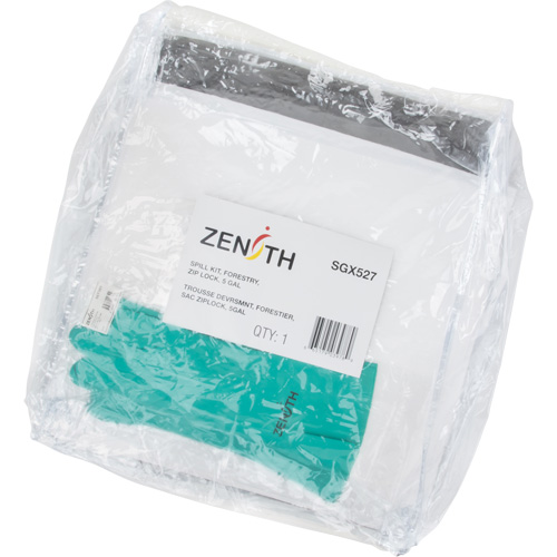 Zenith Safety Products SGX527 Spill Kit, Oil Only/Universal, Bag, 5 US gal. Absorbancy