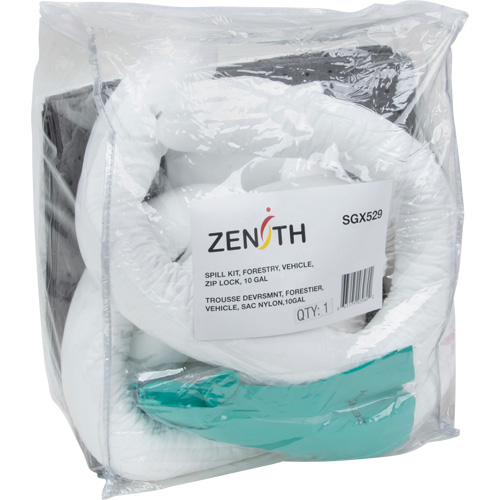 Zenith Safety Products SGX529 Spill Kit, Oil Only/Universal, Bag, 10 US gal. Absorbancy