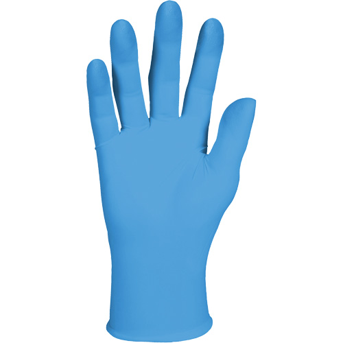 Ansell 54423 KleenGuard G10 2PRO Gloves, Large, Nitrile, 6-mil, Powder-Free, Blue