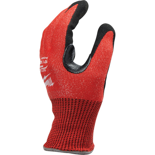 Milwaukee 48-22-8947 Dipped Cut-Resistant Gloves, Size Large, 15 Gauge, Nitrile Coated, Nylon/Lycra&reg; Shell, ASTM ANSI Level A4