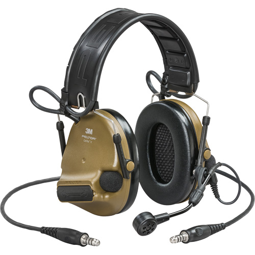 3M MT20H682FB-19N CY Peltor ComTac VI NIB Dual Lead Headset with Arc, Headband Style, 23 dB