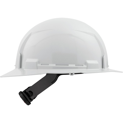 Milwaukee 48-73-1101 Casque de s&eacute;curit&eacute; &agrave; bord complet, R&eacute;pond aux normes CSA type 1, Suspension Rochet, Non ventil&eacute;