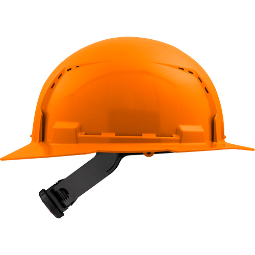 Milwaukee 48-73-1213 Casque de s&eacute;curit&eacute; &agrave; bord complet, R&eacute;pond aux normes CSA type 1, Suspension Rochet, Ventil&eacute;