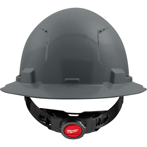 Gray full brim hard hat hotsell